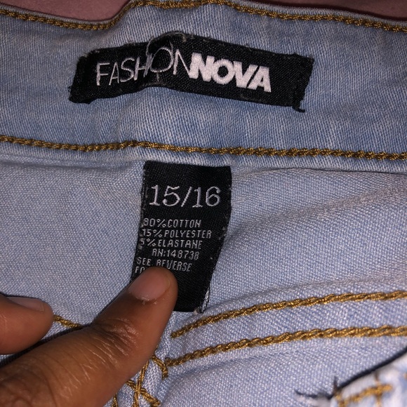 High Waisted Skinny Jeans - Light Wash - Picture 4 of 4